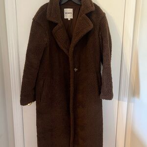 BB Dakota long fur coat